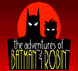 The Adventures of Batman & Robin Title Screen